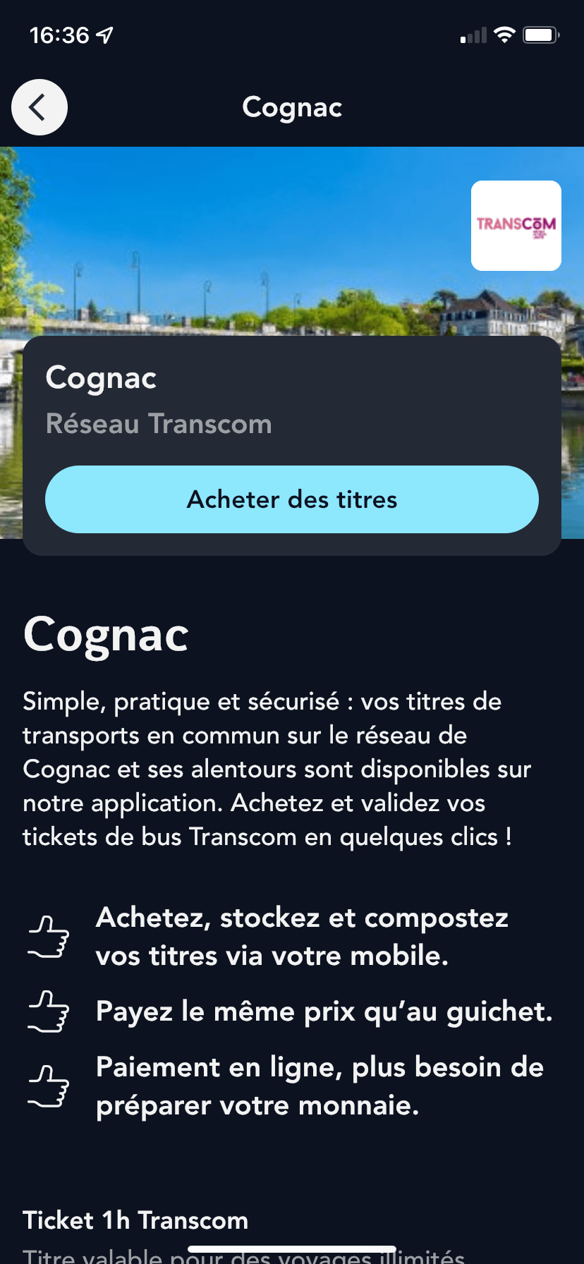 image du réseau choisi